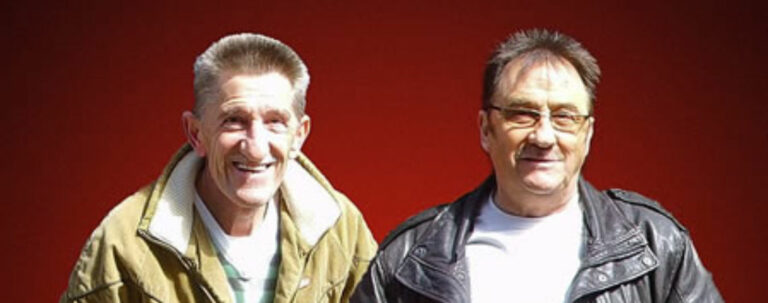 Barry Chuckle with brother Paul